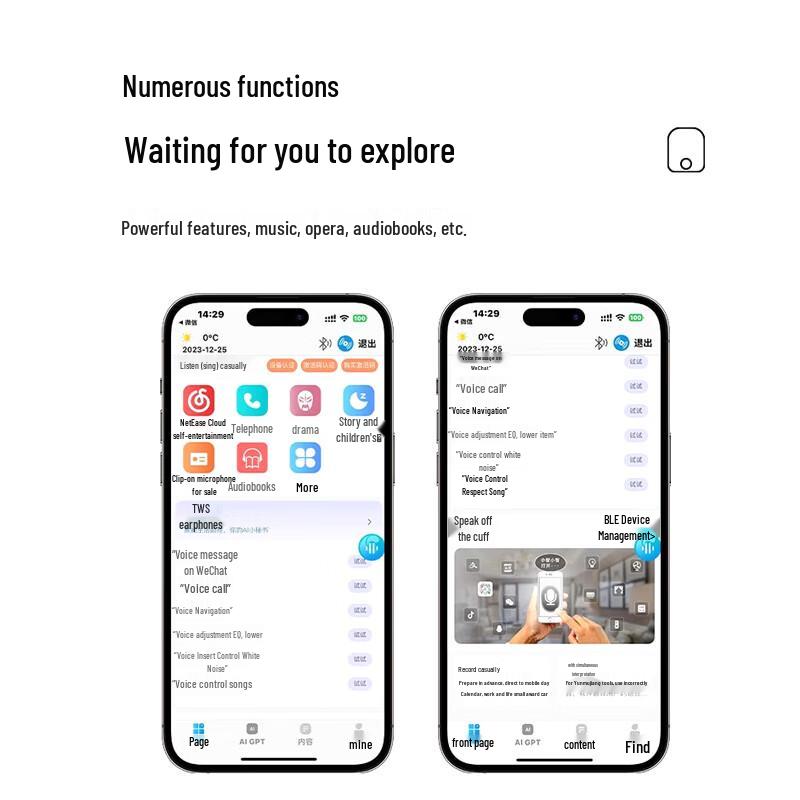 Only&Home AI Smart Mini Bluetooth Speaker