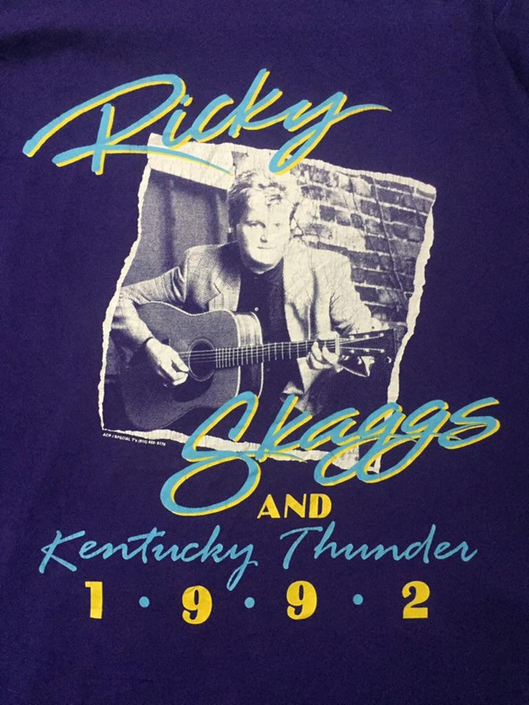 Vintage 90s Ricky Skaggs And The Kentucky Thunder 1996 T Shirt XL Size