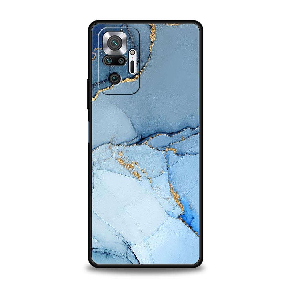 Для Redmi 10C Чехлы Funda Marble Ink Wash Мягкий чехол для телефона для Xiaomi Redmi Note 12 11 9S 9 8 10 Pro Plus 7 9T 8T 9C 9A 8A Чехол