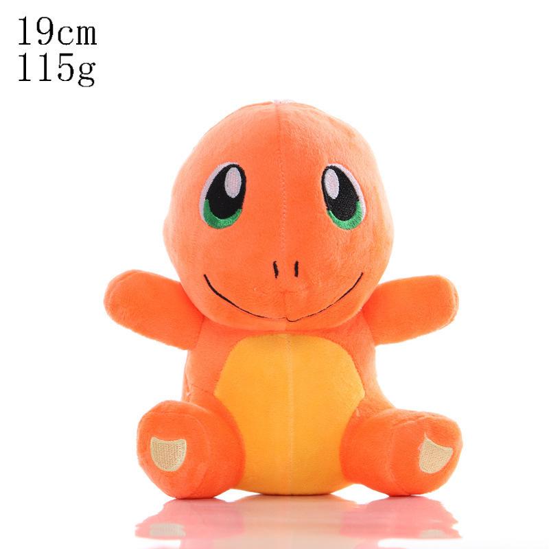 Kawaii Plush Keychain Charmander Bulbasaur Mew Soft Stuffed Pendant Bag Charm Anime Toy for Kids Fans Collectible Gifts