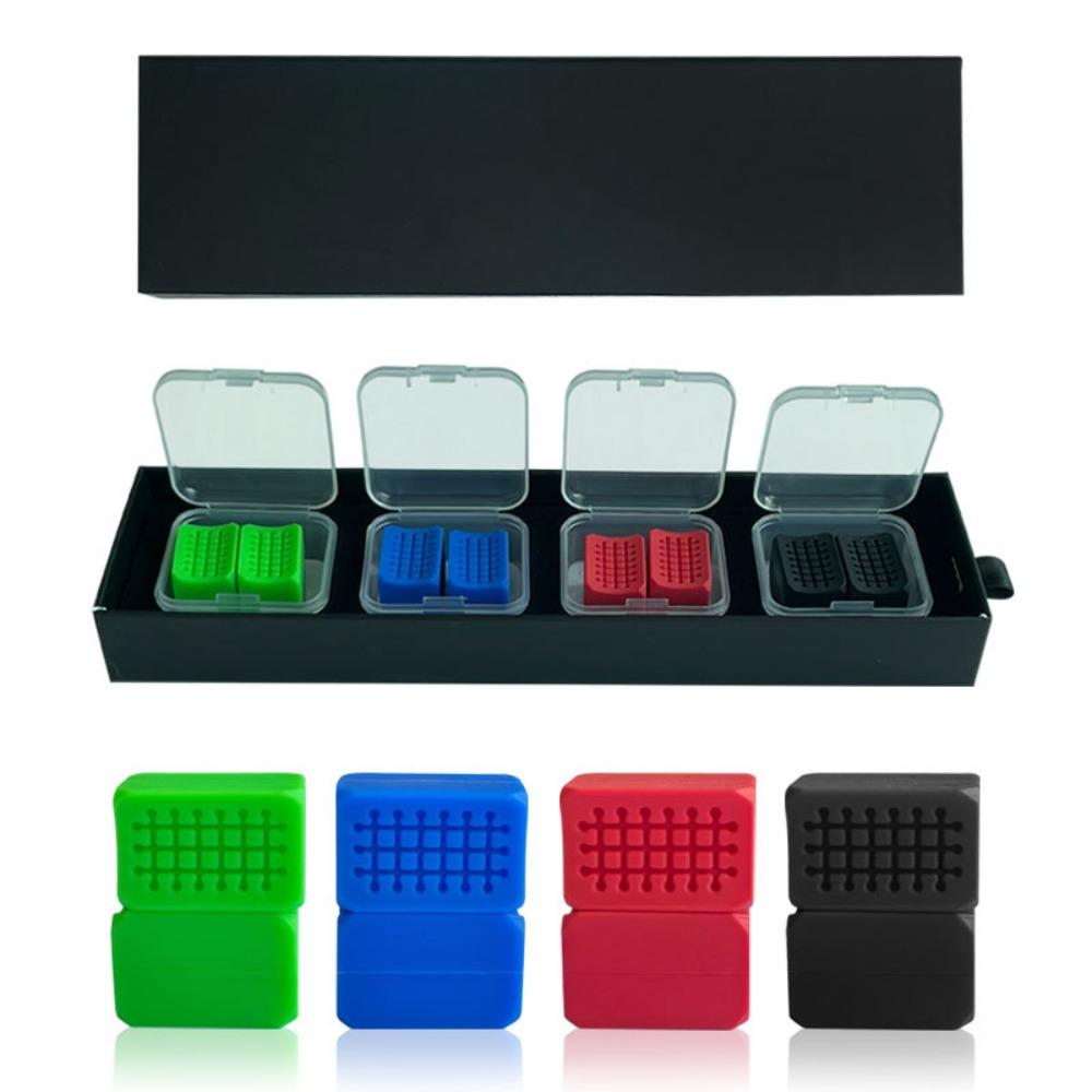 2PCS Food Grade Silicone Jaw Exerciser Tear Resistance Face Fitness Ball Jawliner Facial Chew Lips