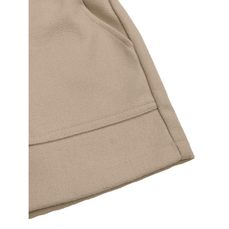 Женские брюки осенние повседневные эластичные твидовые шорты