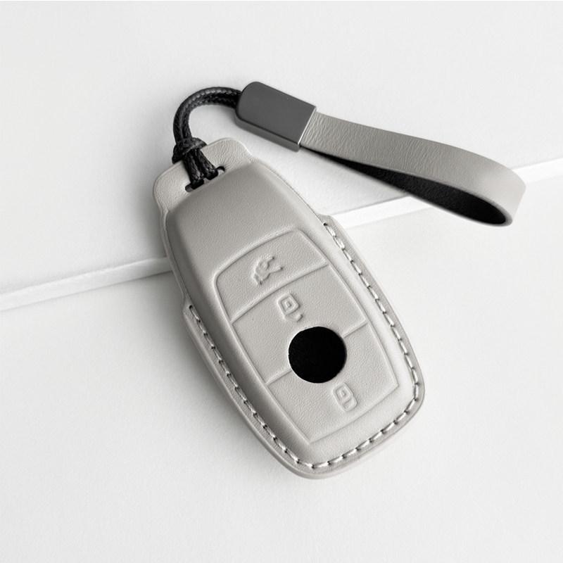 Mercedes-Benz Genuine Leather Key Case for GLC, Class A, S, C200, E300 Models