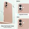 Protective Case - BOOLING - for iPhone 17 Pro Max - Soft Slim Pink Silicone - 2 Tempered Glasses