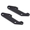 HRuizq Back Step Adjuster Step Offset Plate for Honda CB650R CBR650R All Years (Black)