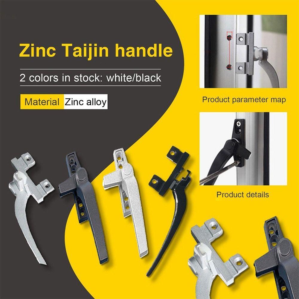 Furniture Zinc Alloy Catch Lock Casement Locking Handles Window Handle Locking Latch Window Switch