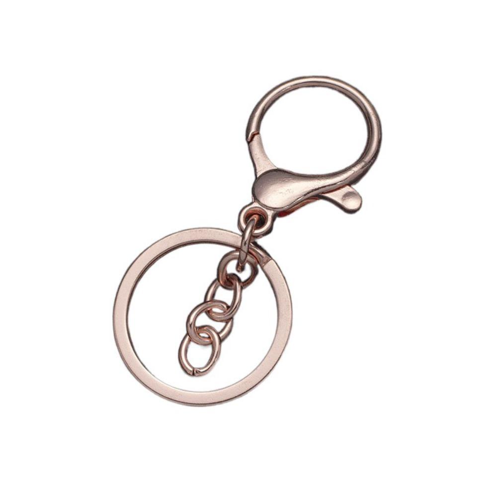 20Pcs Buckle Metal Key Chain Pendant Keychains Jewelry DIY Snap Hook Clips Key Ring  Jewelry Making