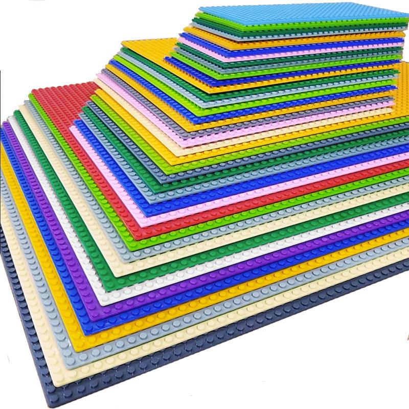 32x32 32x16 Точек Классические Базовые Пластины Блоки DIY Маленький Размер Городские Дорожные Кирпичики Базовая Пластина Строительные Игрушки Для Детей Подарки