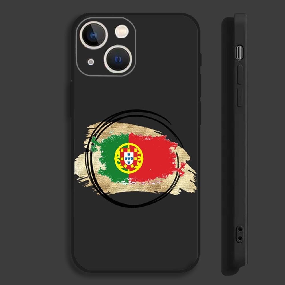 Чехол для телефона с флагом Португалии, Португальская страна, для iPhone 15,14,13,12,11 Plus,Pro,Max,XR,XS,X,7,8 Plus,SE,Mini, силиконовый, мягкий