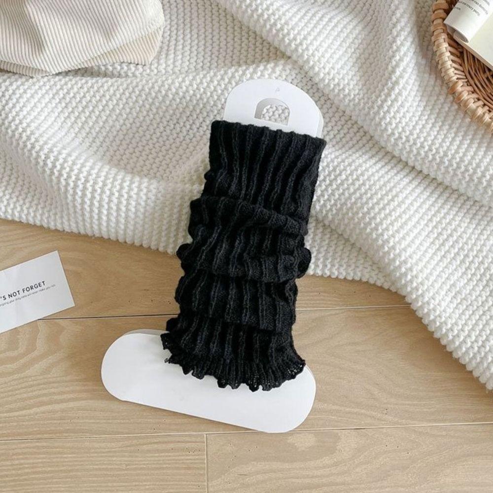Knitting Lolitas Knitted Socks Cute Sweet Long Stockings Fashion Leg Warmers Autumn Winter