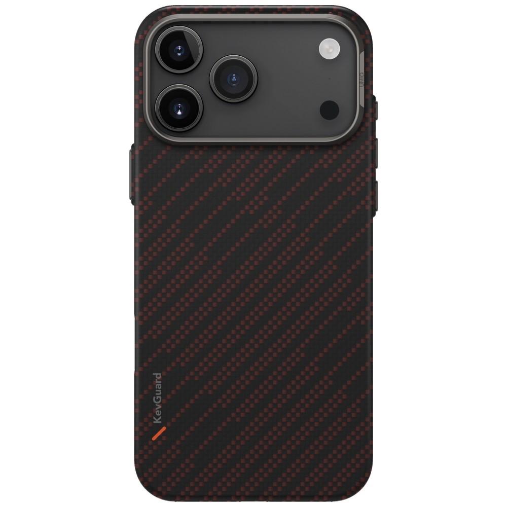 UNIQ Keva EDGE Case for iPhone 17 Pro Max Magclick Charging Orange
