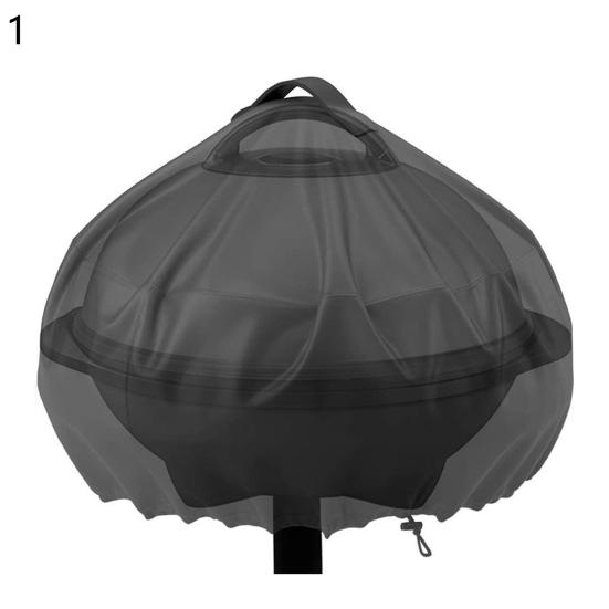 Oxford Cloth BBQ Grill Cover Dust Proof Sun-resistant Foldable Mini Electric Grill Cover