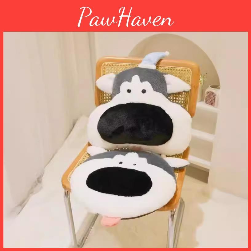 Новая Популярная Подушка на Сиденье Собака с Большим Носом Хаски Корги Сиба-ину Подушка-накладка на Ягодицы из Пеноматериала Подушка в Машину Плюшевая Игрушка