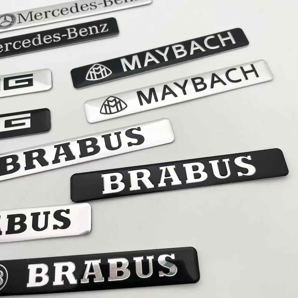 2025 Горячие 3D Металлические Наклейки-Значки Аксессуары Для Mercedes Benz AMG Brabus Maybach W206 W204 W205 W212 W213 W221 W222 W223