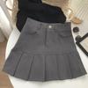 Pleated Skirt Women's New Summer Design JK Short Skirt Small A-line Skirt High Waist Thin Short Skirt