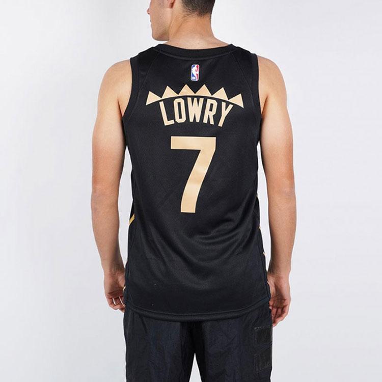 Nike Ретро баскетбольная майка Fan Edition, Toronto Raptors #7 Lowry мужская майка черная AV4674-011