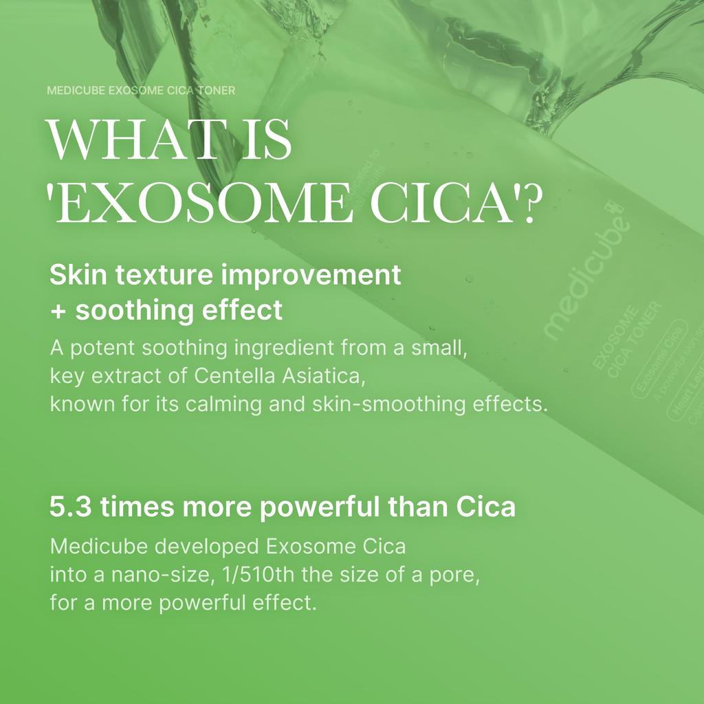 Medicube Exosome Cica Toner Moisture Moisture Barrier Hydration Lotion Базовая косметика Корейский уход за кожей Корейская косметика Увлажнение