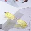 Классические Очки UV400 Маленькие Овальные Женские Солнцезащитные Очки Фирменные Очки Металлические Солнечные Очки Винтажные Прямоугольные Солнцезащитные Очки