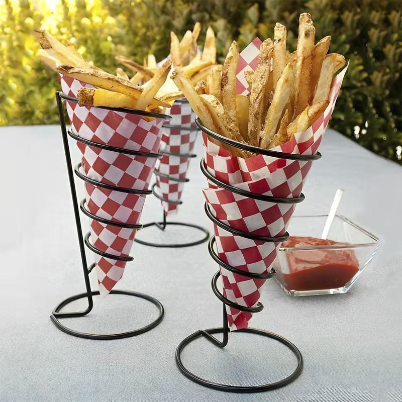 50Pcs Food Grade Baking Wax Paper Strawberry & Floral Patterned Paper Squares Non-Stick Cake Burger Chips Wrapping Papers