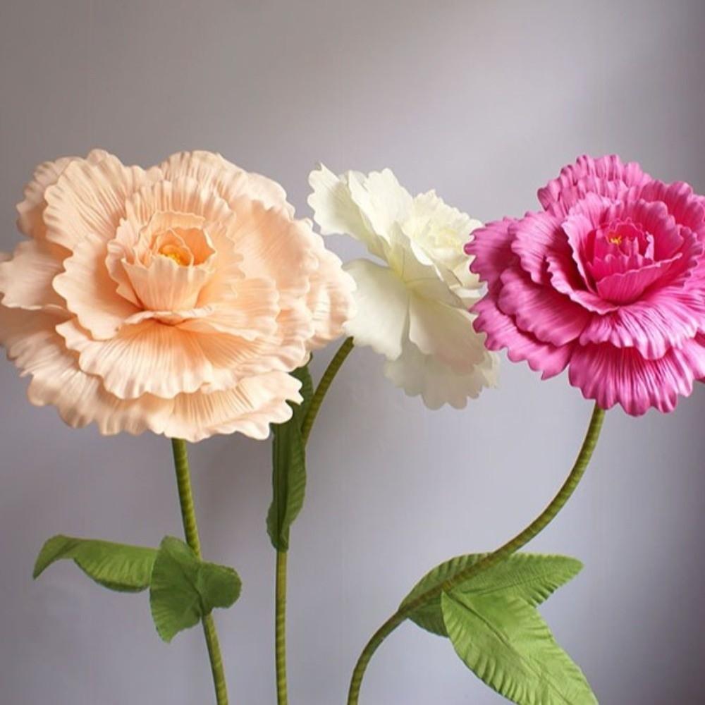 Giant Size Giant PE Foam Rose PE Foam Material Wedding Backdrop Decoration Road Cited