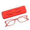 Ultralight Portable Reading Glasses Men Women Ultra -Thin Full Frame Anti Blue Presbyopia Glasses Can Be Attach To Phone Case
