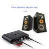 Аудиоприемник Bluetooth 5.0 3,5 мм AUX Jack U Disk NFC RCA стерео музыкальный беспроводной адаптер с микрофоном для автомобильного комплекта Bluetooth-динамика