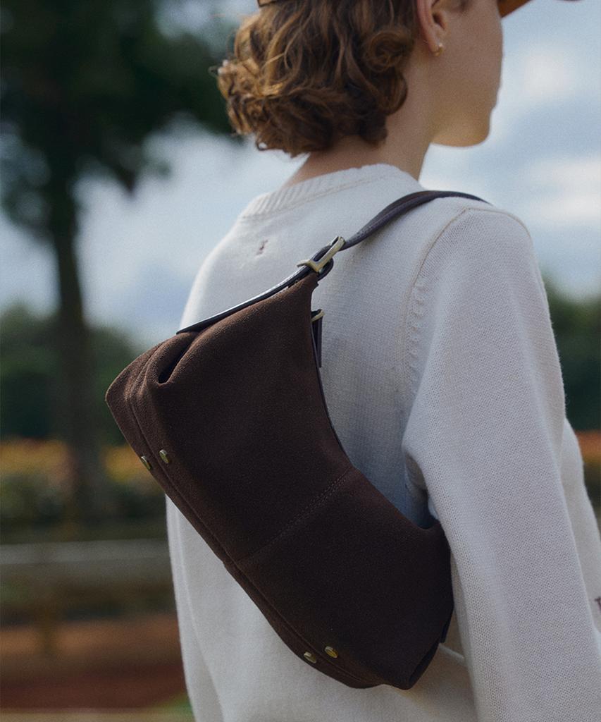Folnua Mini Bateau Bag-Suede (2Color)