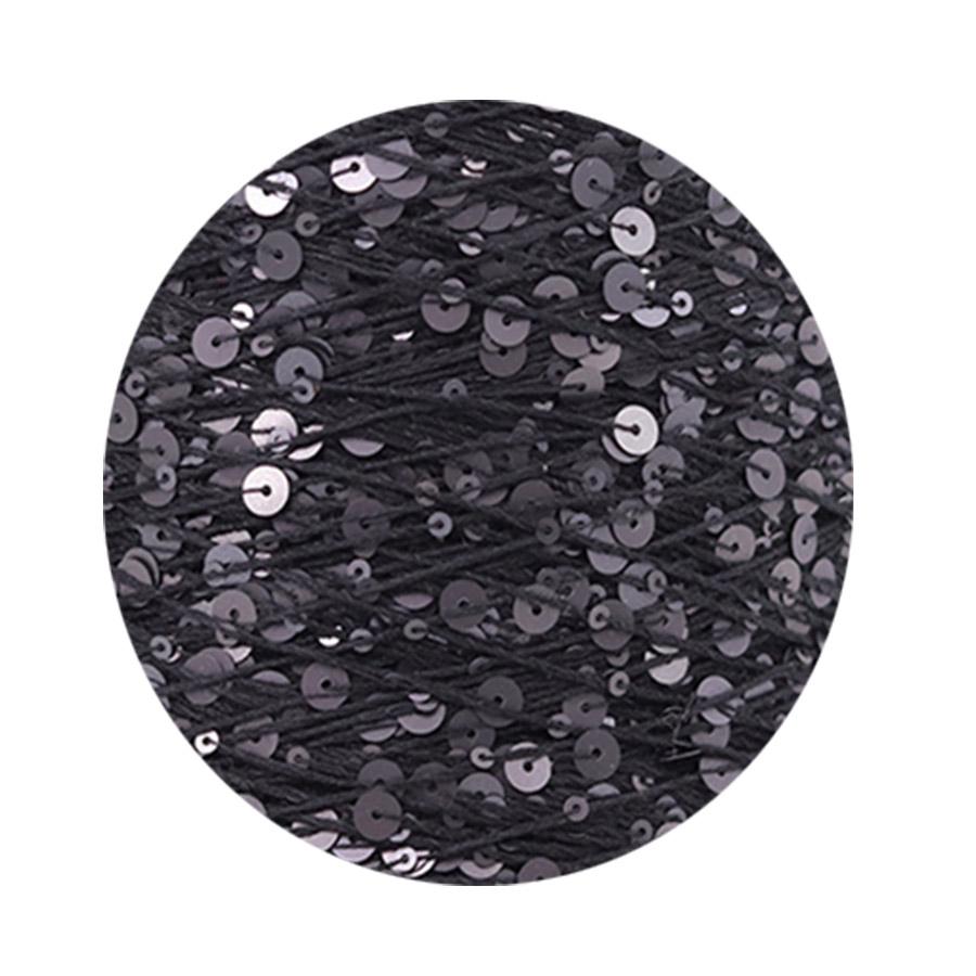 50 г/моток 140 м хлопчатобумажная пряжа для ручного вязания с пайетками 3 мм+6 мм для самостоятельного вязания женского шерстяного свитера, шапки и шарфа