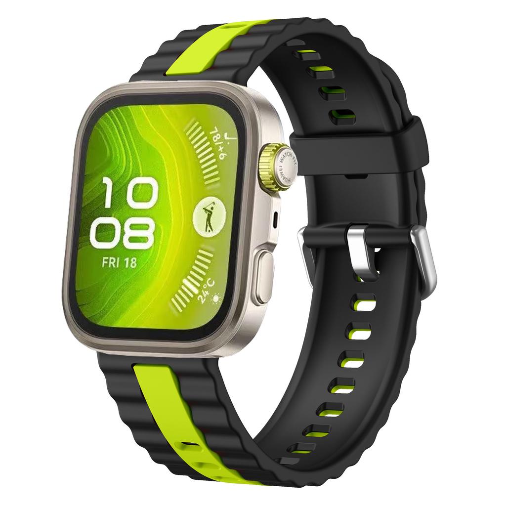 Двухцветный силиконовый ремешок для Huawei Watch Fit 4/3 Спортивный браслет Наручный ремешок Correa Для Huawei Watch Fit 4 Pro Аксессуары для ремешка
