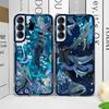Чехол для телефона 'Плавающий китовый акула в океане' для Samsung Galaxy S25 S24 S21 FE S22 Plus S23 Ultra 5G Мягкие прозрачные чехлы Эстетичные Fundas