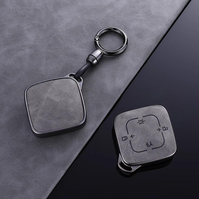 Портативный чехол для ключей для ZEEKR 001 ZEEKR X 2023 2024 Чехол для ключа дистанционного управления автомобилем Брелок Держатель Защитная оболочка Брелок Аксессуары