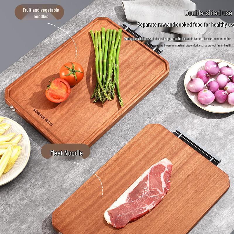 Kambach Solid Wenge Wood Cutting Board