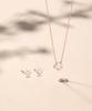 Jestina Clovia 14K Necklace + Earring Set (Set-J0-0919)