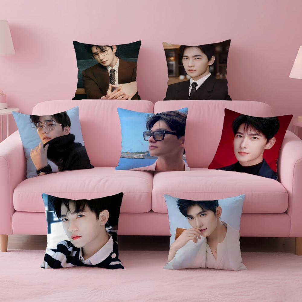 actor handsome YYang Yang Cushion Cover Pillow Case Soft Skin Friendly Fabric Concealed Zipper