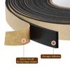 Black Soundproof Foam Tape for Single-sided Sound Insulation, Shock Absorption and Door and Window Joint Filling