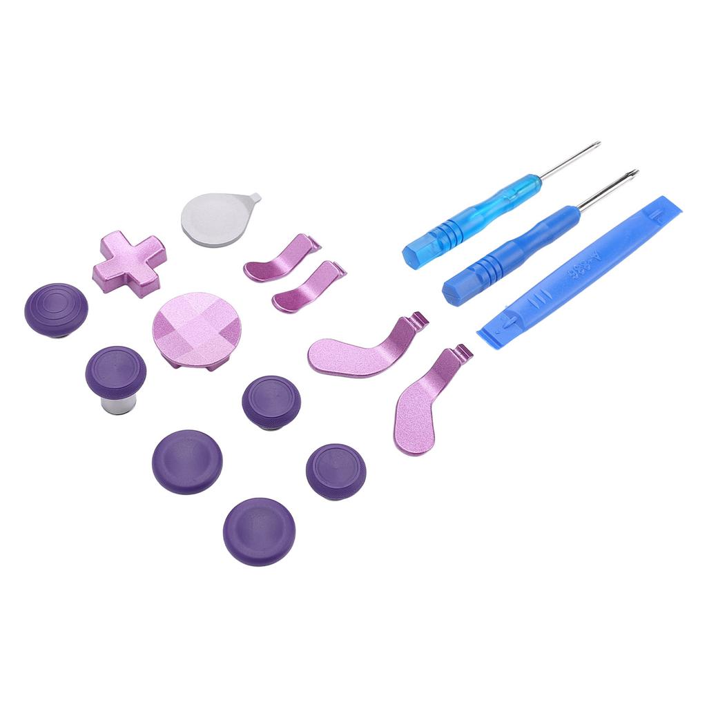 17 в 1 набор для ремонта джойстика Thumbsticks, простой в эксплуатации, 2 D-пады, фиолетовые, для беспроводной серии Elite 2