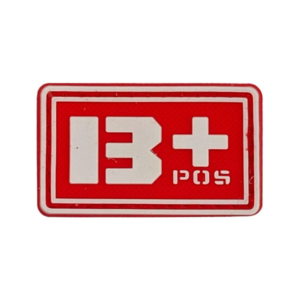 Светящийся значок группы крови, вышитая нашивка, аварийная повязка на руку, магическое кольцо-наклейка с группой крови