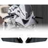 Зеркала в стиле Stealth для Kawasaki Ninja ZX-6R ZX6R ZX636 2019-2025, аксессуары, Зеркала-крылышки из алюминия CNC #Регулируемый угол# ветровое крыло зеркало заднего вида