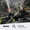 3/8" 9/12mm Misting Cooling System Adjustable Sprayer Quick Connector with 8mm Nozzle Garden Irrigation Auto Watering Sprinklers