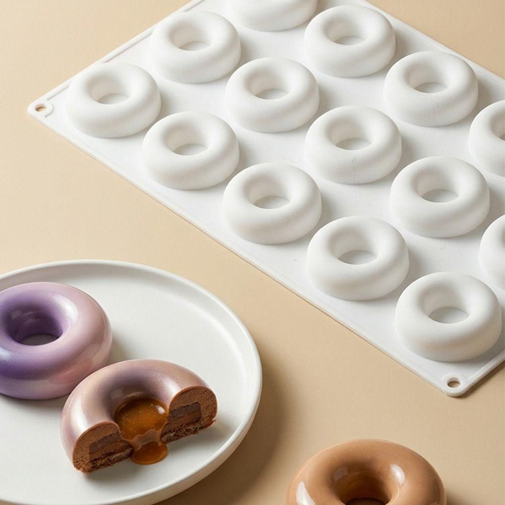 Easy Release Baking Molds Heat Resistant Non-Stick Dessert Mold for Mousse Cake & Chocolate