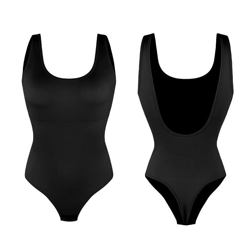Bodysuit Shapewear Thong Women Backless Full Body Shaper Tummy Control Slimming Sheath Butt Lifter Push Up Abdomen Shapers