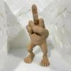 Middle Finger Figure With Legs Office Desk Resin Ornaments Creative Funny Middle Finger Desktop Decoration,Table Party Decoratio