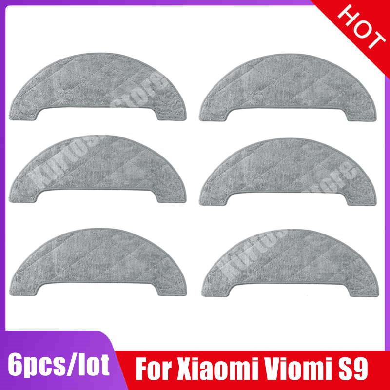 Washable Mops Cloths Rags Replaceblment Accessories For Xiaomi VIOMI S9 Robot Vacuum Cleaner Spare Parts Moping Cloth
