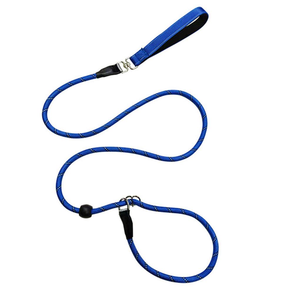 Tangle-Free Slip Lead Dog Leash Reflective No Pull Heavy Duty Dog Training Leash with 2 Stoppers for Walking Large & Medium Dogs