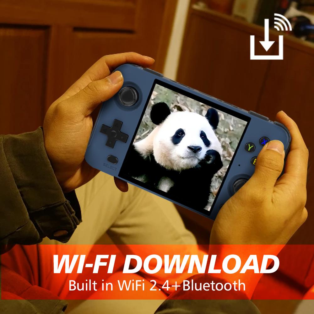 НОВАЯ R40S Retro Pocket 720*720 4-дюймовый Ips-экран со встроенным WIFI RK3566 с открытым исходным кодом портативная игровая консоль для мальчиков детские подарки