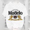 Мексика Cerveceria Modelo Футболка Октоберфест Пиво Классический Ретро Стиль Уличная Одежда Печатные Графические Футболки Мужские Пиво Cerveza Футболка