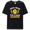 Bead Tug-O-War Champion Funny Saying Humor Men Women 100% Cotton T-Shirt Tees Tops