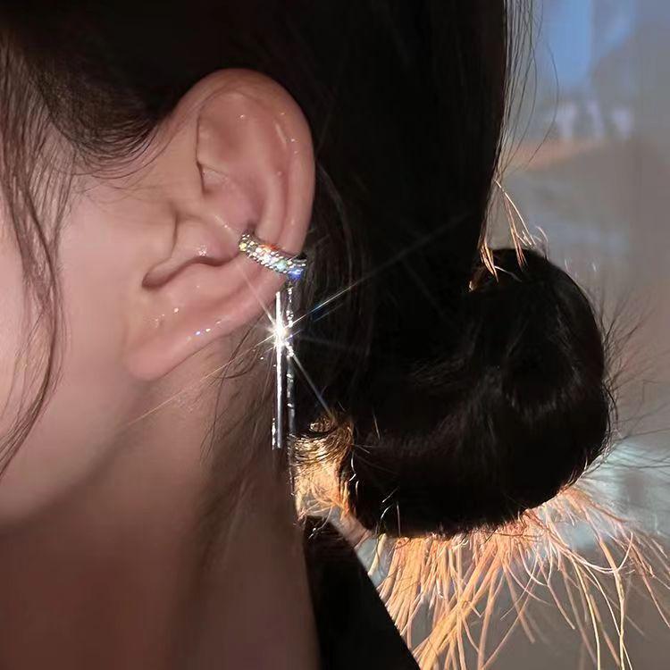 Корейские клипсы для непроколотых ушей – классный дизайн с кисточками и жемчужными бабочками для женщин