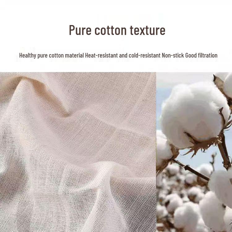 Pure Cotton Steamer Basket Liner - Large Square Tofu Cloth, Durable Gauze Mat, Steaming Buns Cover.