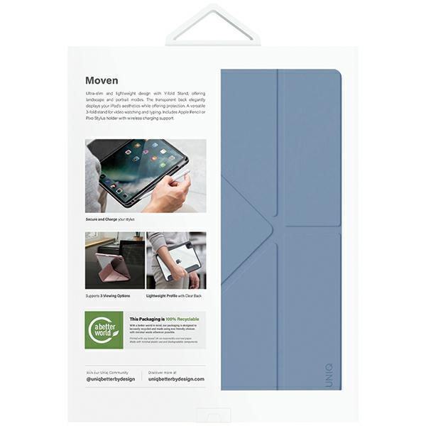 Uniq Etui Moven Ipad Air 13 (2024/2025) Niebieski/Stone Blue